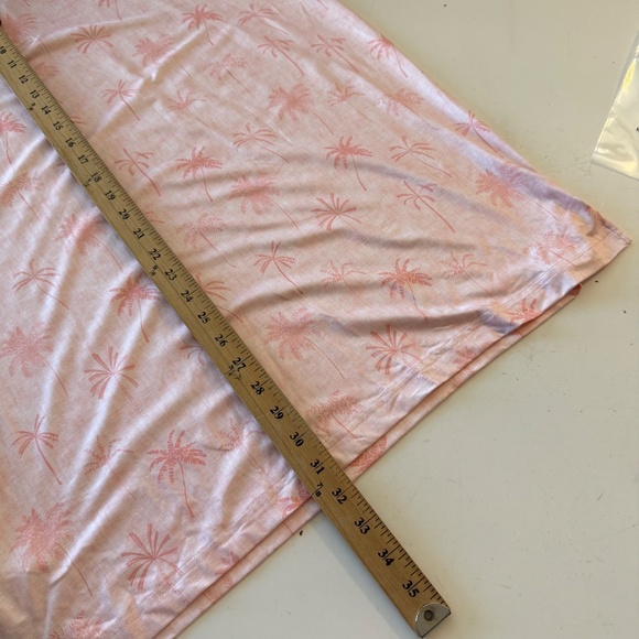 Jack Nicklaus Light Pink Palm Tree AOP Performance Golf Polo Mens XL Stretch - Picture 6 of 7